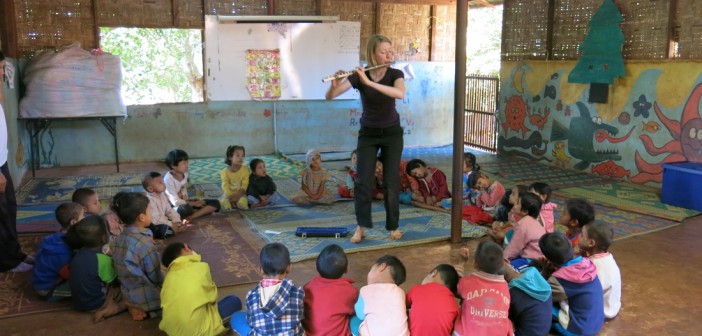 Alyson Frazier at the 1st International Play for Progress Programme in Thailand and Burma (Feb - March, 2015)