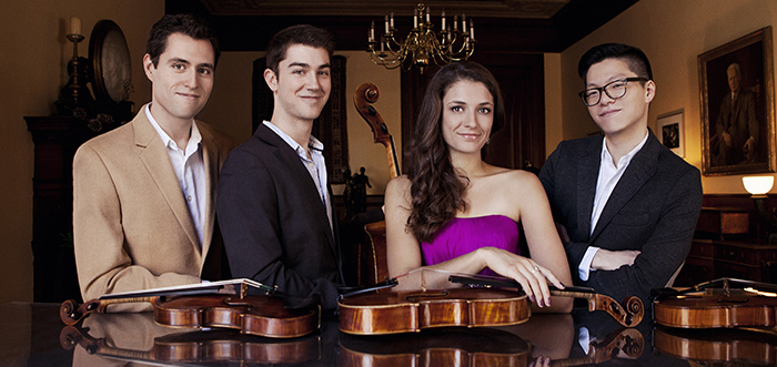 Dover Quartet: winners of the 2013 Banff International String Quartet Competition © Do