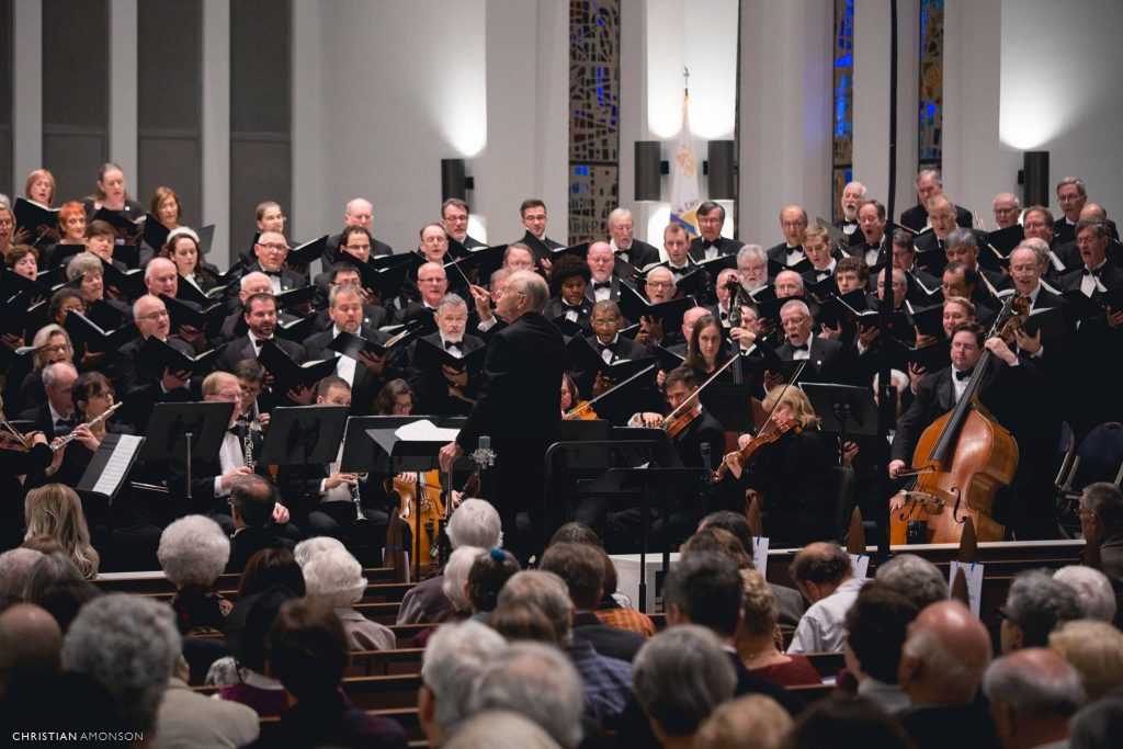 Robert Shafer conducting the City Choir of Washington