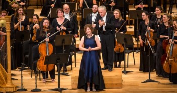 2018 AMP laureate Kelly-Marie Murphy with the Orchestre classique de Montréal at the 2018 AMP Gala Concert © Danylo Bobyk